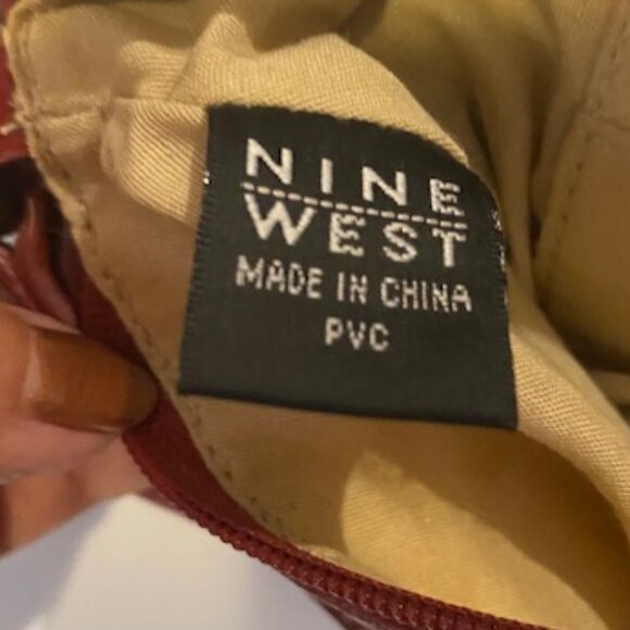 Nine West Red Purse/Pocketbook - Picture 5 of 6